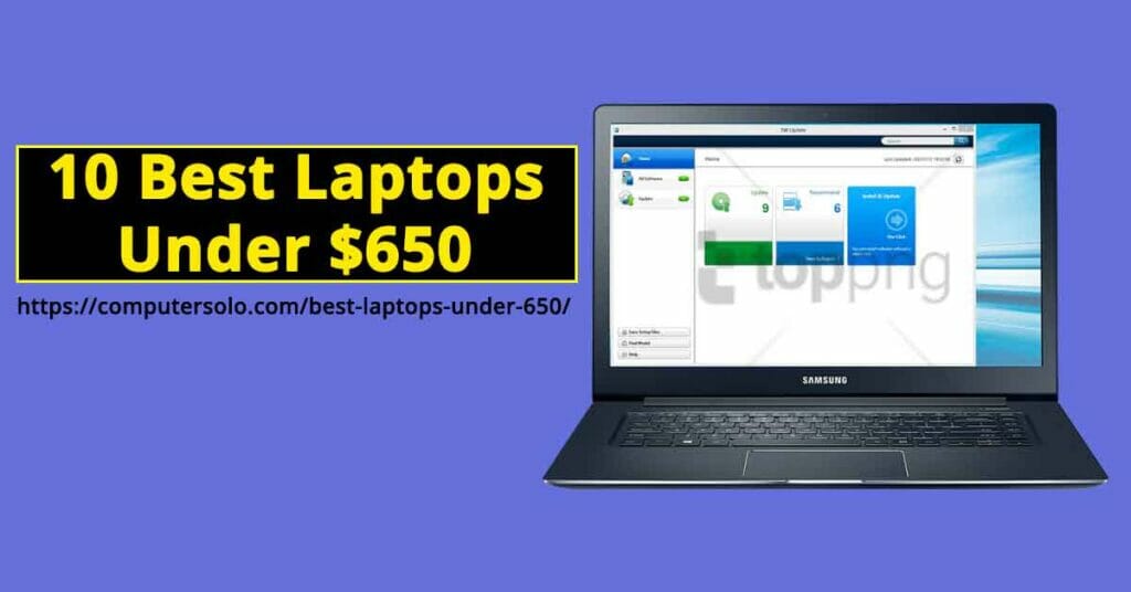 best laptops under 650